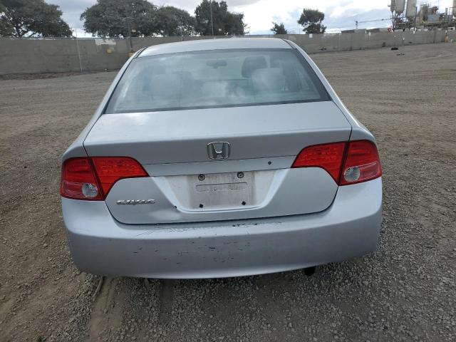 1HGFA16516L066467 - 2006 HONDA CIVIC LX SILVER photo 6