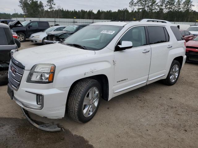 2GKFLVEK2H6138638 - 2017 GMC TERRAIN DENALI WHITE photo 1