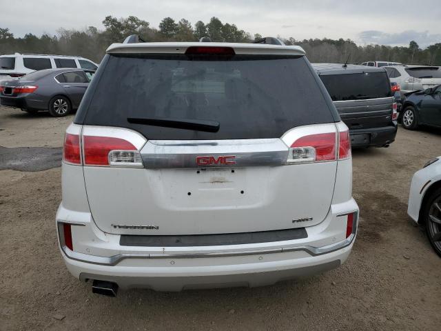 2GKFLVEK2H6138638 - 2017 GMC TERRAIN DENALI WHITE photo 6