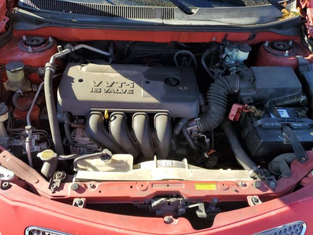 5Y2SL65876Z445230 - 2006 PONTIAC VIBE 红色 照片 12