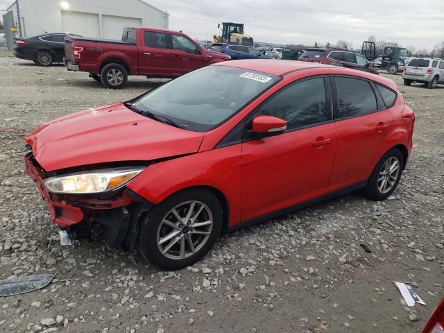 1FADP3K2XFL343697 - 2015 FORD FOCUS SE RED photo 1