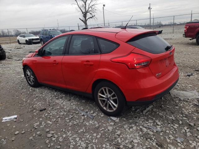 1FADP3K2XFL343697 - 2015 FORD FOCUS SE RED photo 2