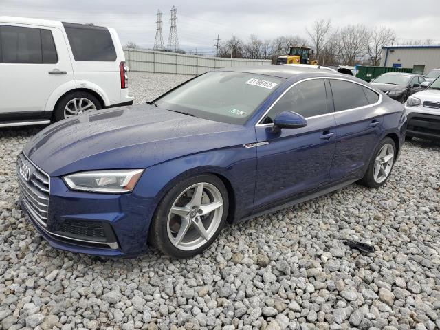 WAUENCF50KA077943 - 2019 AUDI A5 PREMIUM PLUS S-LINE BLUE photo 1