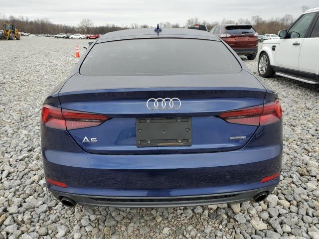 WAUENCF50KA077943 - 2019 AUDI A5 PREMIUM PLUS S-LINE BLUE photo 6