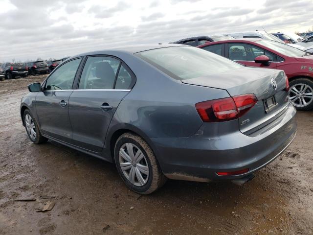 3VW2B7AJ0HM360894 - 2017 VOLKSWAGEN JETTA S GRAY photo 2