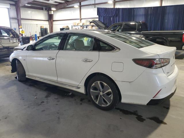 KMHE34L36KA090645 - 2019 HYUNDAI SONATA HYBRID WHITE photo 2