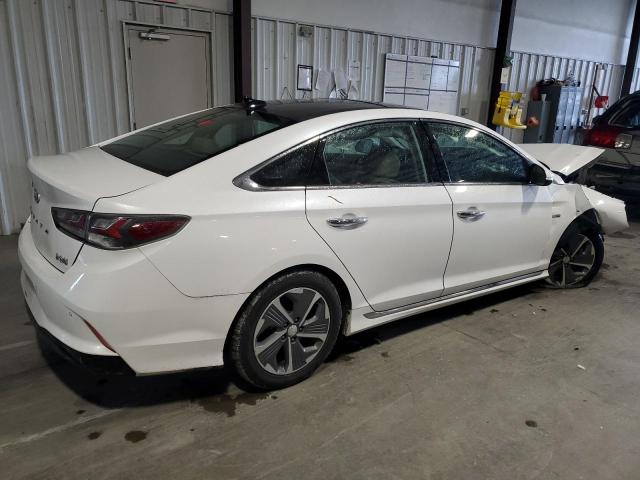 KMHE34L36KA090645 - 2019 HYUNDAI SONATA HYBRID WHITE photo 3