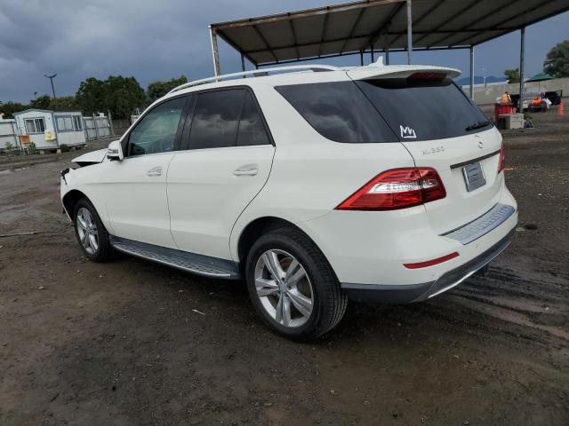 4JGDA5HB9DA209492 - 2013 MERCEDES-BENZ ML 350 4MATIC WHITE photo 2