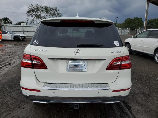 4JGDA5HB9DA209492 - 2013 MERCEDES-BENZ ML 350 4MATIC WHITE photo 6
