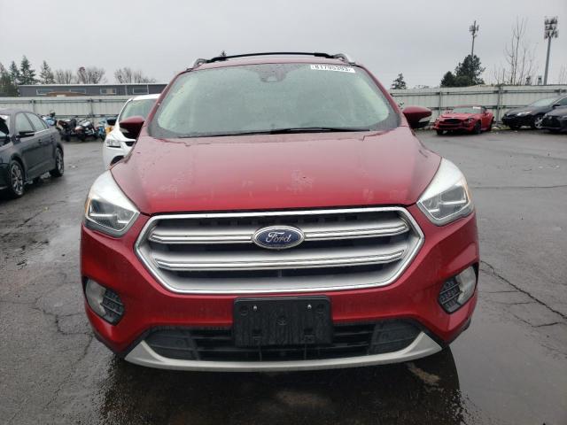 1FMCU9J94HUC89225 - 2017 FORD ESCAPE TITANIUM RED photo 5