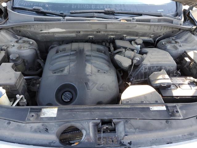 KM8NUDCC3BU151817 - 2011 HYUNDAI VERACRUZ GLS GRAY photo 11