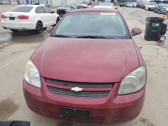 1G1AL18F087222916 - 2008 CHEVROLET COBALT LT RED photo 5