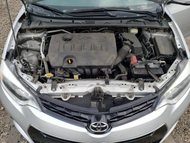 5YFBURHE2GP552990 - 2016 TOYOTA COROLLA L SILVER photo 11