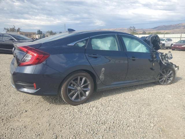 19XFC1F37LE201527 - 2020 HONDA CIVIC EX BLUE photo 3