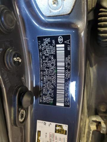 JTDKN3DU7B1379990 - 2011 TOYOTA PRIUS GRAY photo 13