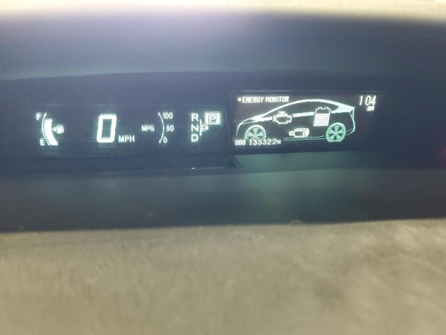 JTDKN3DU7B1379990 - 2011 TOYOTA PRIUS GRAY photo 9
