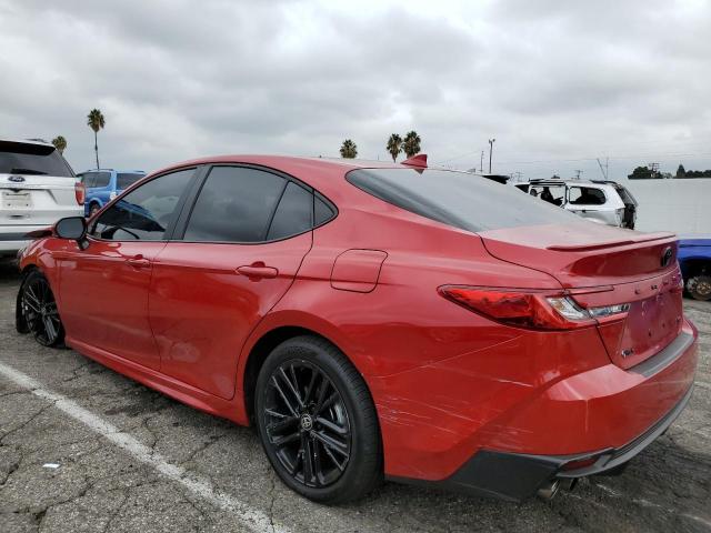 4T1DAACK6SU158576 - 2025 TOYOTA CAMRY XSE RED photo 2