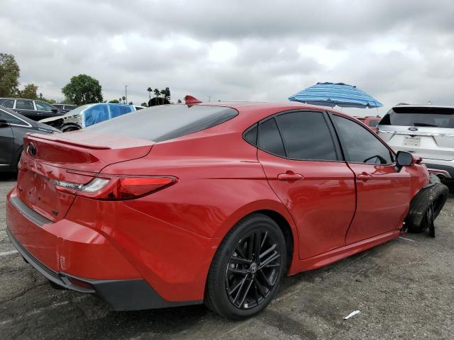 4T1DAACK6SU158576 - 2025 TOYOTA CAMRY XSE RED photo 3
