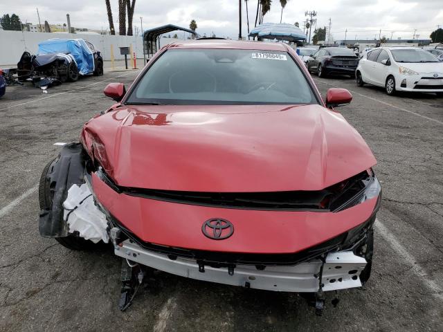 4T1DAACK6SU158576 - 2025 TOYOTA CAMRY XSE RED photo 5
