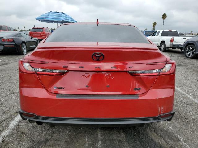 4T1DAACK6SU158576 - 2025 TOYOTA CAMRY XSE RED photo 6