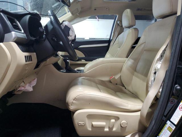 5TDJKRFH5FS100391 - 2015 TOYOTA HIGHLANDER XLE შავი ფოტო 7