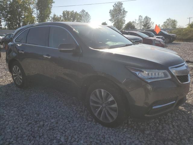 5FRYD4H42FB008471 - 2015 ACURA MDX TECHNOLOGY Графитовый фото 4