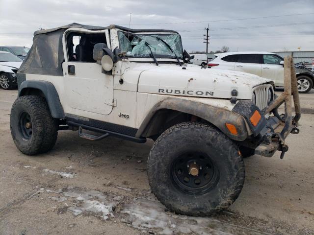 1J4FA69S84P718823 - 2004 JEEP WRANGLER / RUBICON WHITE photo 4