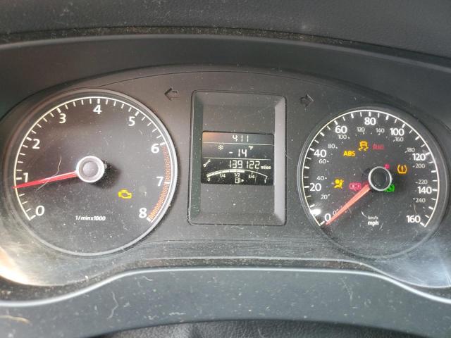 3VWDX7AJ7BM091116 - 2011 VOLKSWAGEN JETTA SE BLUE photo 9