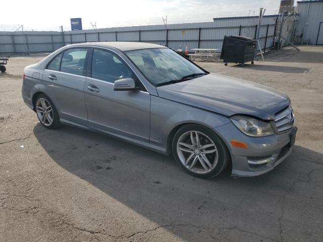 WDDGF8BB5CR192581 - 2012 MERCEDES-BENZ C 300 4MATIC GRAY photo 4