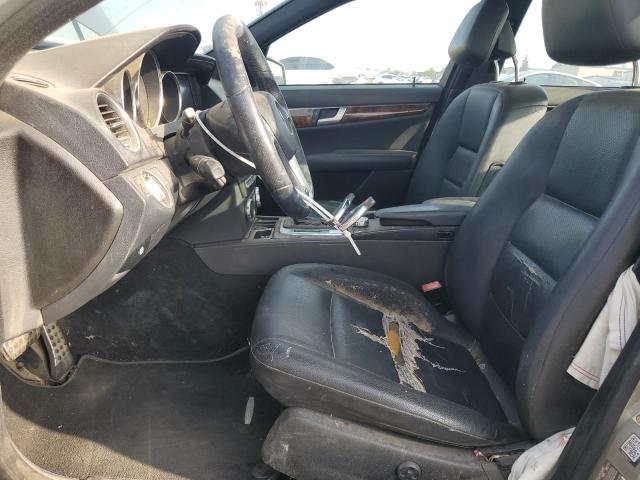 WDDGF8BB5CR192581 - 2012 MERCEDES-BENZ C 300 4MATIC GRAY photo 7