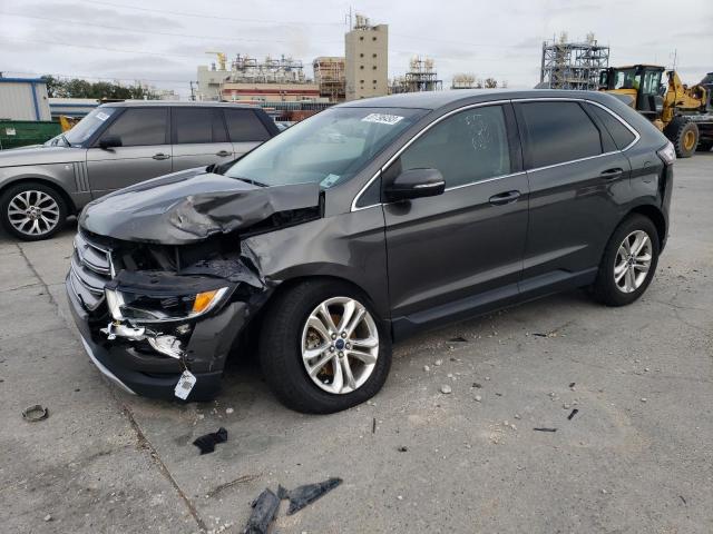 2FMTK3J89FBB64122 - 2015 FORD EDGE SEL GRAY photo 1