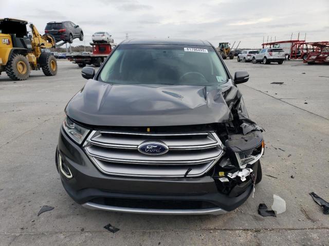 2FMTK3J89FBB64122 - 2015 FORD EDGE SEL GRAY photo 5