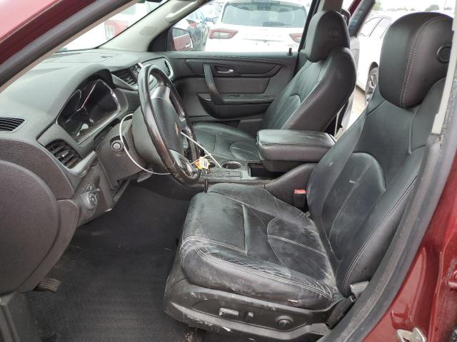 1GNKVHKD0GJ114083 - 2016 CHEVROLET TRAVERSE LT 勃艮第红 照片 7