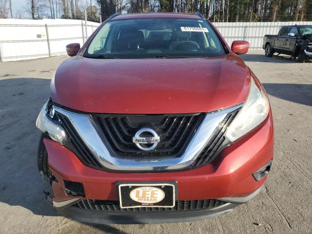 5N1AZ2MGXHN123327 - 2017 NISSAN MURANO S BURGUNDY photo 5