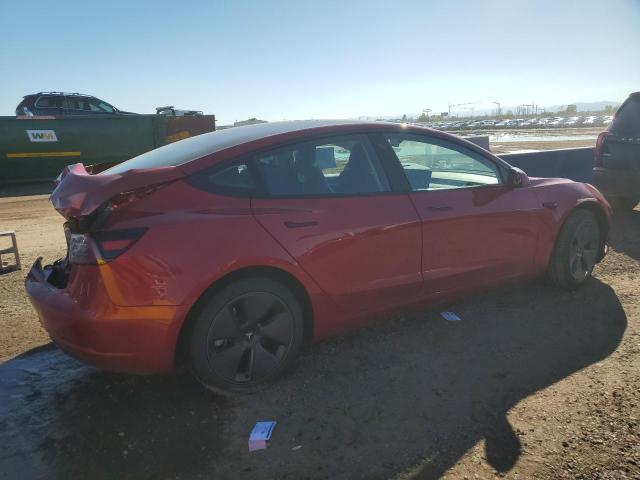 5YJ3E1EA7PF430061 - 2023 TESLA MODEL 3 Կարմիր լուսանկար 3