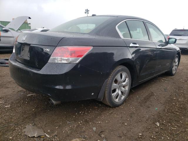 1HGCP36888A087158 - 2008 HONDA ACCORD EXL BLACK photo 3