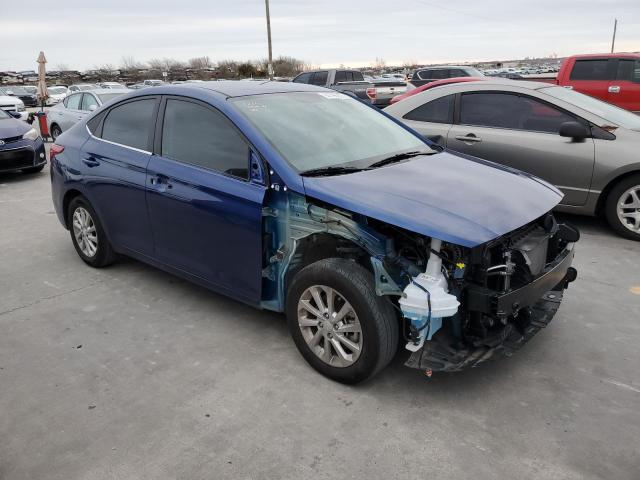 3KPC24A66NE187843 - 2022 HYUNDAI ACCENT SE BLUE photo 4