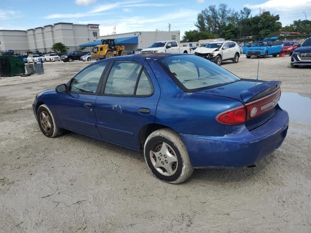 1G1JC52F037314102 - 2003 CHEVROLET CAVALIER BLUE photo 2