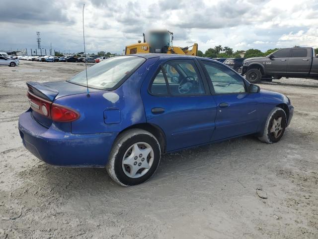 1G1JC52F037314102 - 2003 CHEVROLET CAVALIER BLUE photo 3