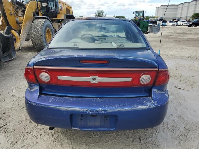 1G1JC52F037314102 - 2003 CHEVROLET CAVALIER BLUE photo 6
