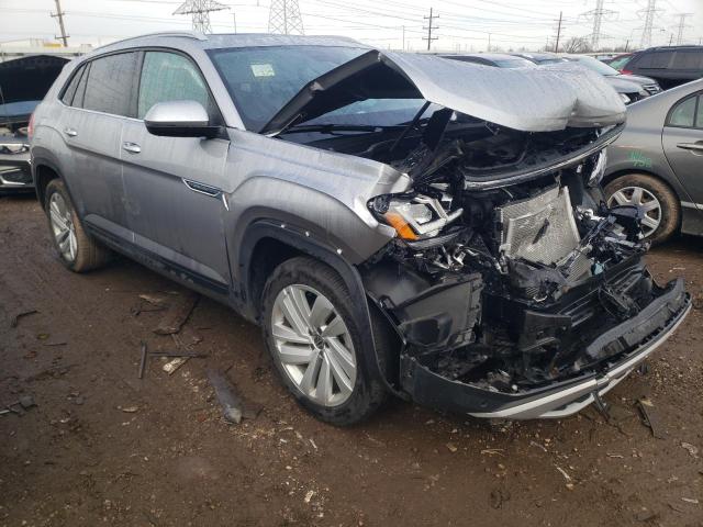 1V2KE2CAXNC202276 - 2022 VOLKSWAGEN ATLAS CROS SE Серебристый фото 4