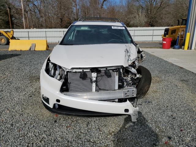 5TDJKRFH9GS273347 - 2016 TOYOTA HIGHLANDER XLE WHITE photo 5