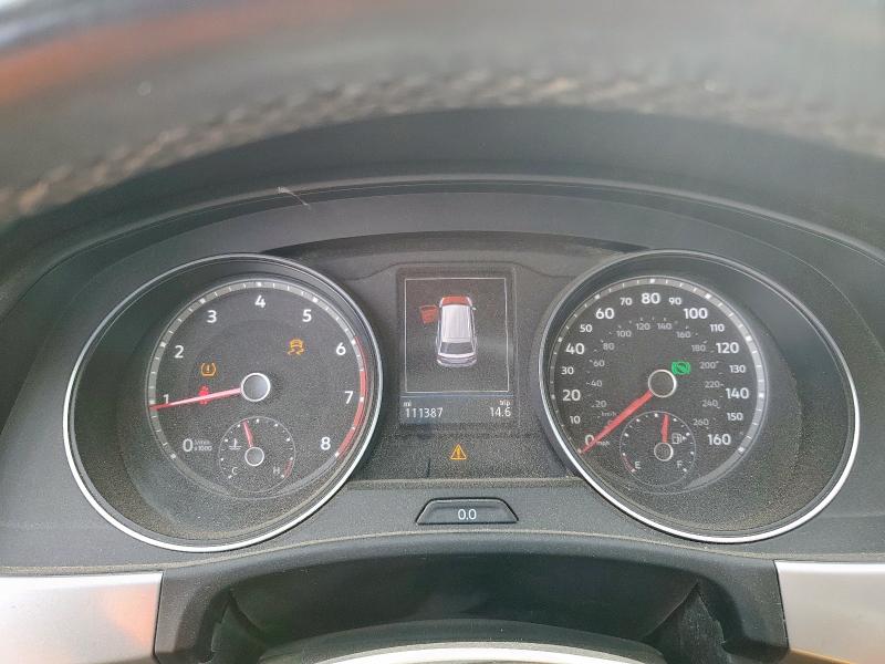 1V2WP2CAXKC586857 - 2019 VOLKSWAGEN ATLAS SE Szary zdjęcie 9