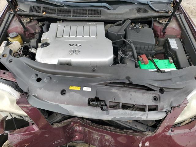 4T1BK36B87U241803 - 2007 TOYOTA AVALON XL MAROON photo 11
