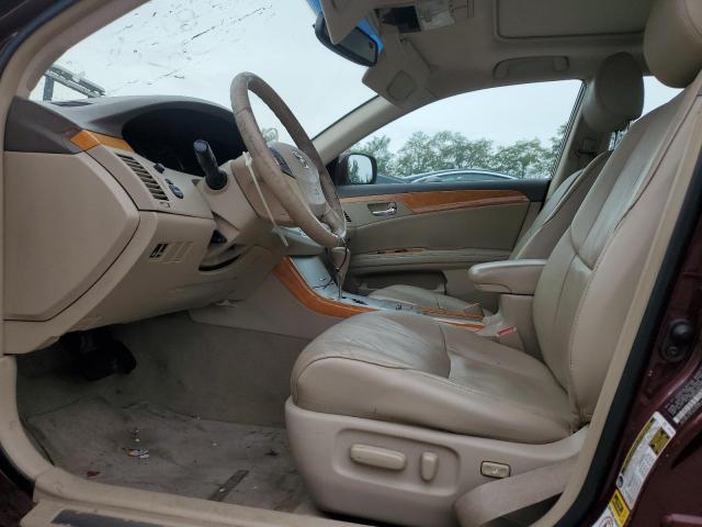 4T1BK36B87U241803 - 2007 TOYOTA AVALON XL MAROON photo 7