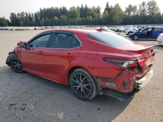 4T1T11BK8MU043722 - 2021 TOYOTA CAMRY SE 红色 照片 2