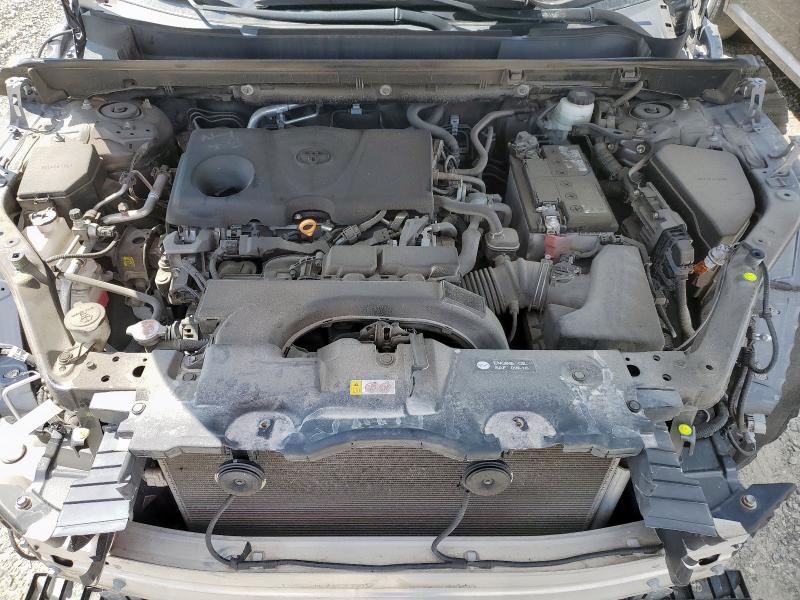 2T3W1RFV4MC167012 - 2021 TOYOTA RAV4 XLE GRAY photo 12
