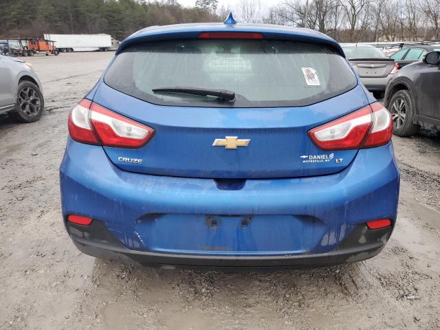 3G1BE6SM8JS650176 - 2018 CHEVROLET CRUZE LT BLUE photo 6