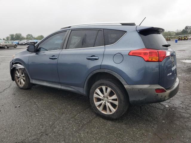 2T3DFREV5DW067624 - 2013 TOYOTA RAV4 LIMITED BLUE photo 2