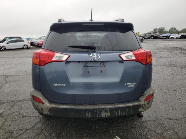 2T3DFREV5DW067624 - 2013 TOYOTA RAV4 LIMITED BLUE photo 6